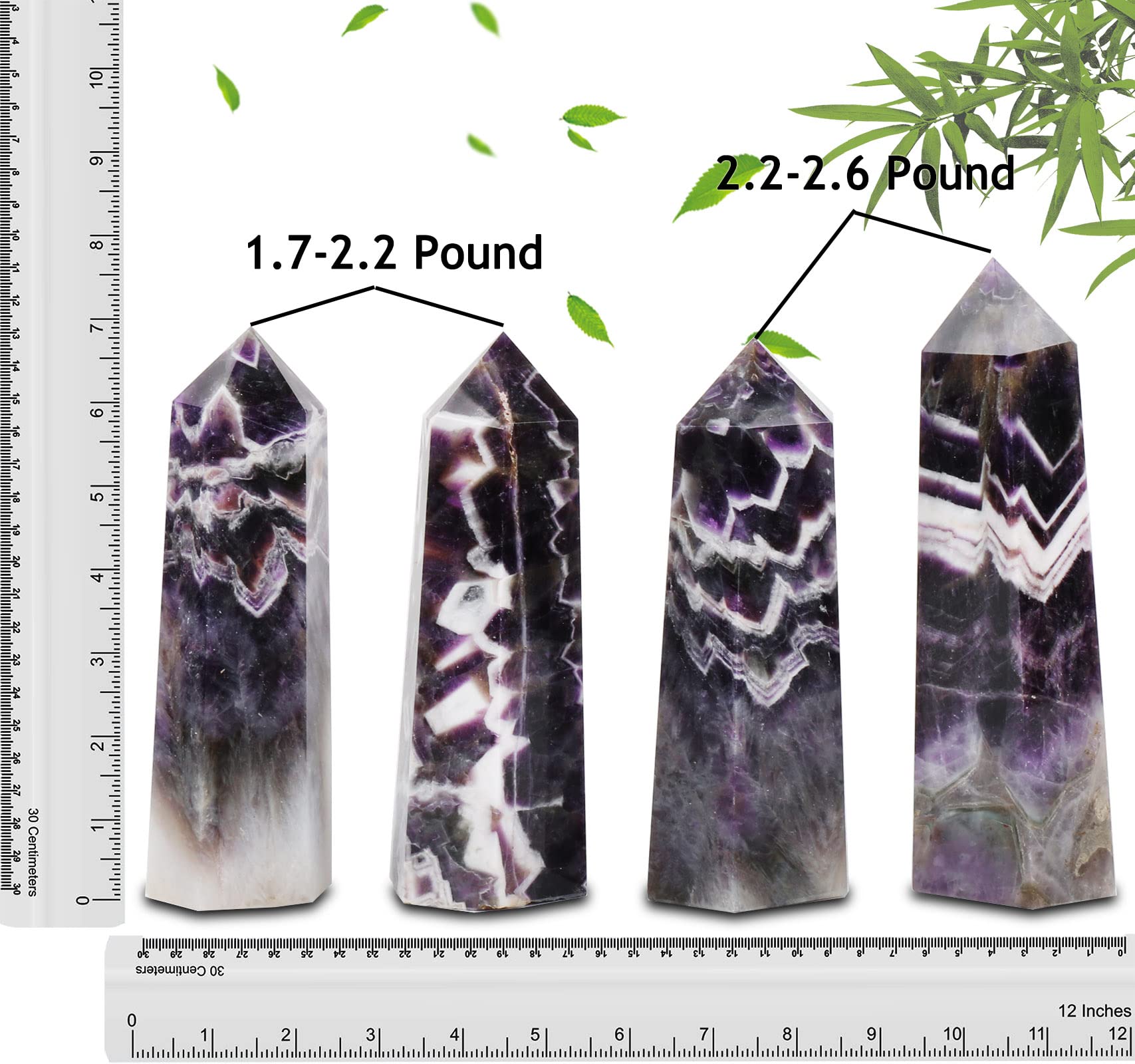 FZBHRO Obélisque Cristal Améthyste violet, ajoute une ambiance zen.
