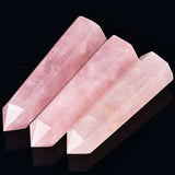 FZBHRO tour quartz rose pour méditation, dirige l’énergie vers un point précis.