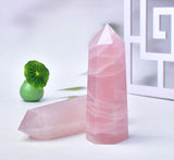 FZBHRO tour quartz rose décor zen pour ambiance apaisante.