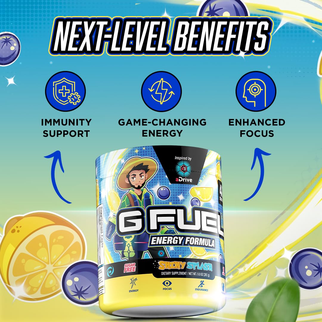 G Fuel aDrive flacon-bleu: flacon bleu prêt à l’emploi