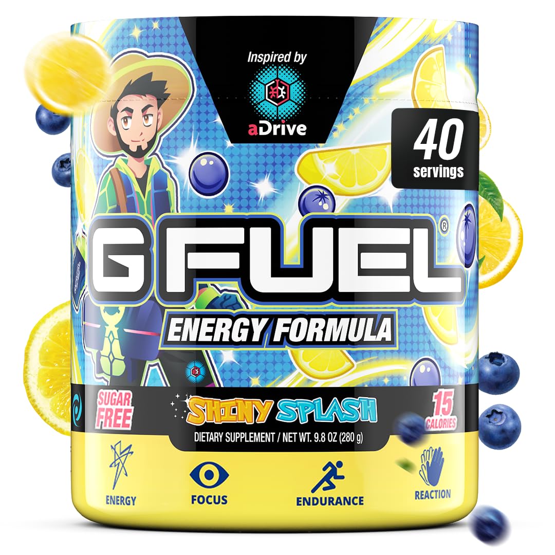 G Fuel aDrive poudre-energie: boost d'énergie et concentration pour sessions de jeu
