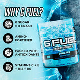 G Fuel Blue Ice: énergie sans sucre pour rester concentré et performant.