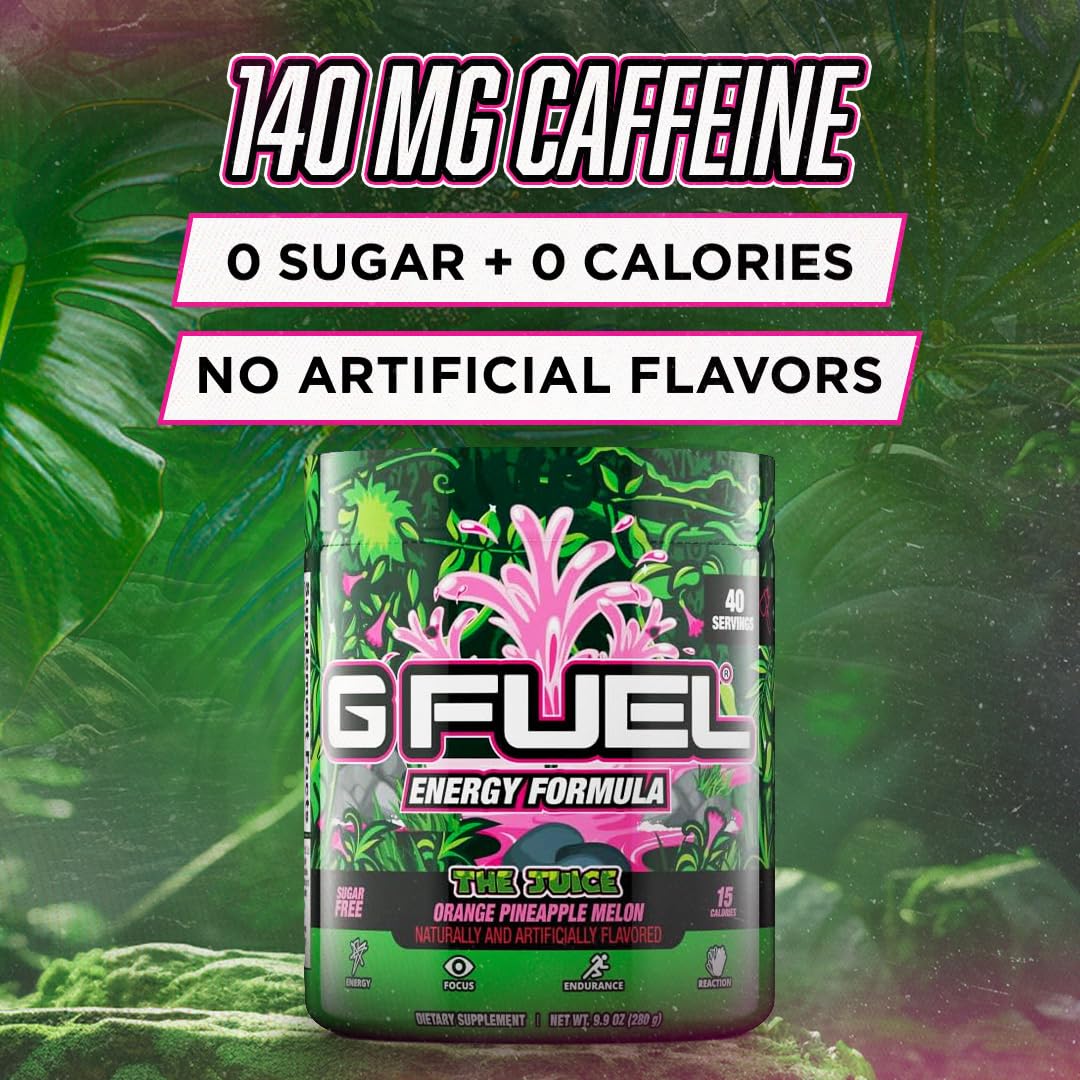 G Fuel The Juice poudre énergie sans sucre pour concentration durable