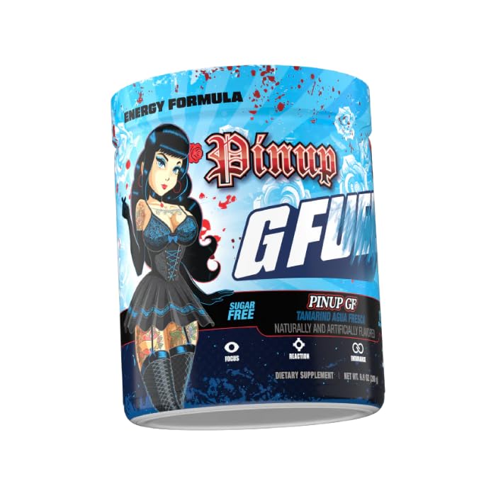 Pinup GF énergie et focus, mélange stimulant pour sessions prolongées.