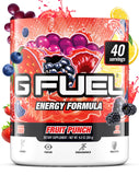 Poudre G Fuel Fruit Punch prête à se mélanger pour une énergie durable.