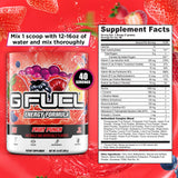 Préparation G Fuel Fruit Punch, boisson prête à l'emploi après dissolution.