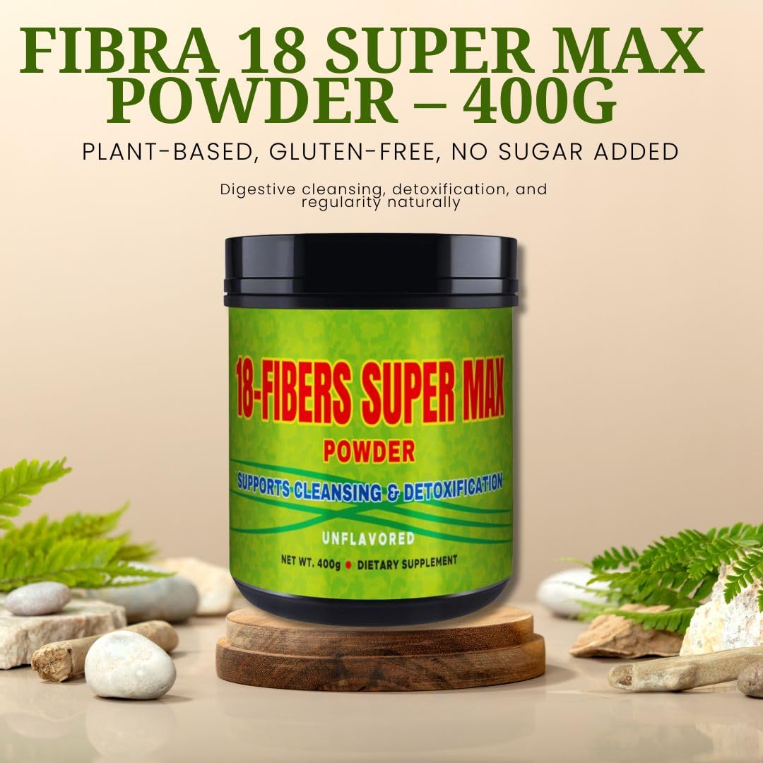 G.M.J Fibra 18 Super MAX – mélange facile avec eau ou jus sans goût.
