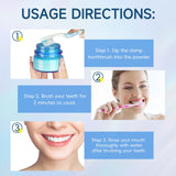 Gaayou poudre-usage-2-5-min : application rapide pour sourire renouvelé.