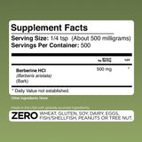 Utilisation flexible: poudre Berberine HCl sans capsules.