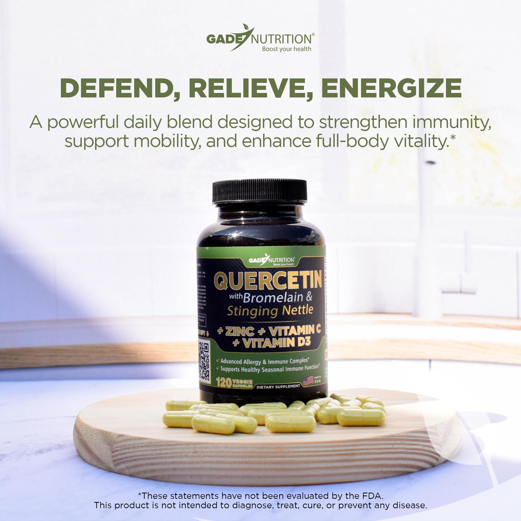 GADE NUTRITION Capsules vegan pour une utilisation simple et pratique.
