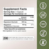 Gade Nutrition Digestion Douce Magnésium Glycinate, tolérance digestive élevée.