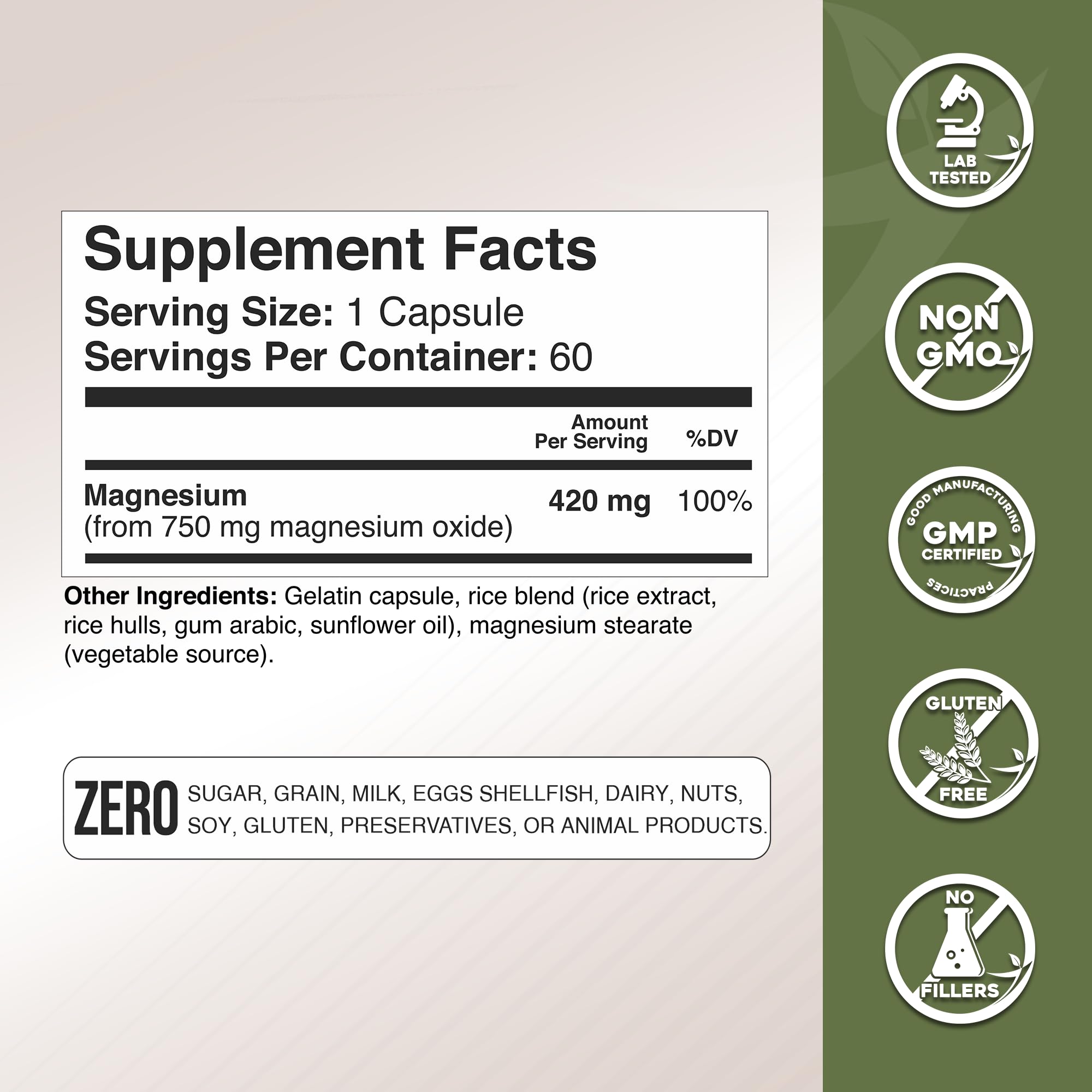 GADE NUTRITION Magnésium Oxide – sommeil plus serein grâce à ce complément.