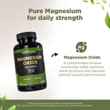 GADE NUTRITION Magnésium Oxide – emballage clair et information produit.