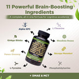 GADE NUTRITION Panax Ginseng, capsule, énergie durable et endurance mentale