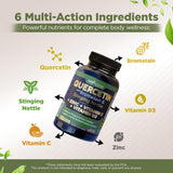 GADE NUTRITION Quercetine avec feuilles d’ortie, ingrédient clé pour le soutien immunitaire.