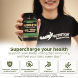 Gade Nutrition vitamine C et zinc, formulation pour l'apport quotidien.