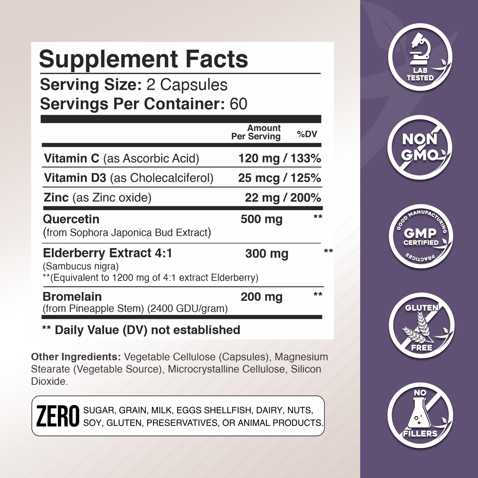GADE NUTRITION zinc et D3 pour le soutien quotidien