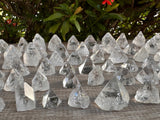 GAF TREASURES Apophyllite-tips: pointe claire pour décoration intérieure et énergie apaisante.