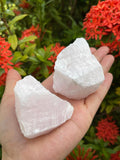 GAF TREASURES calcite rose brute, parfaite pour sertissage et projets artisanaux.