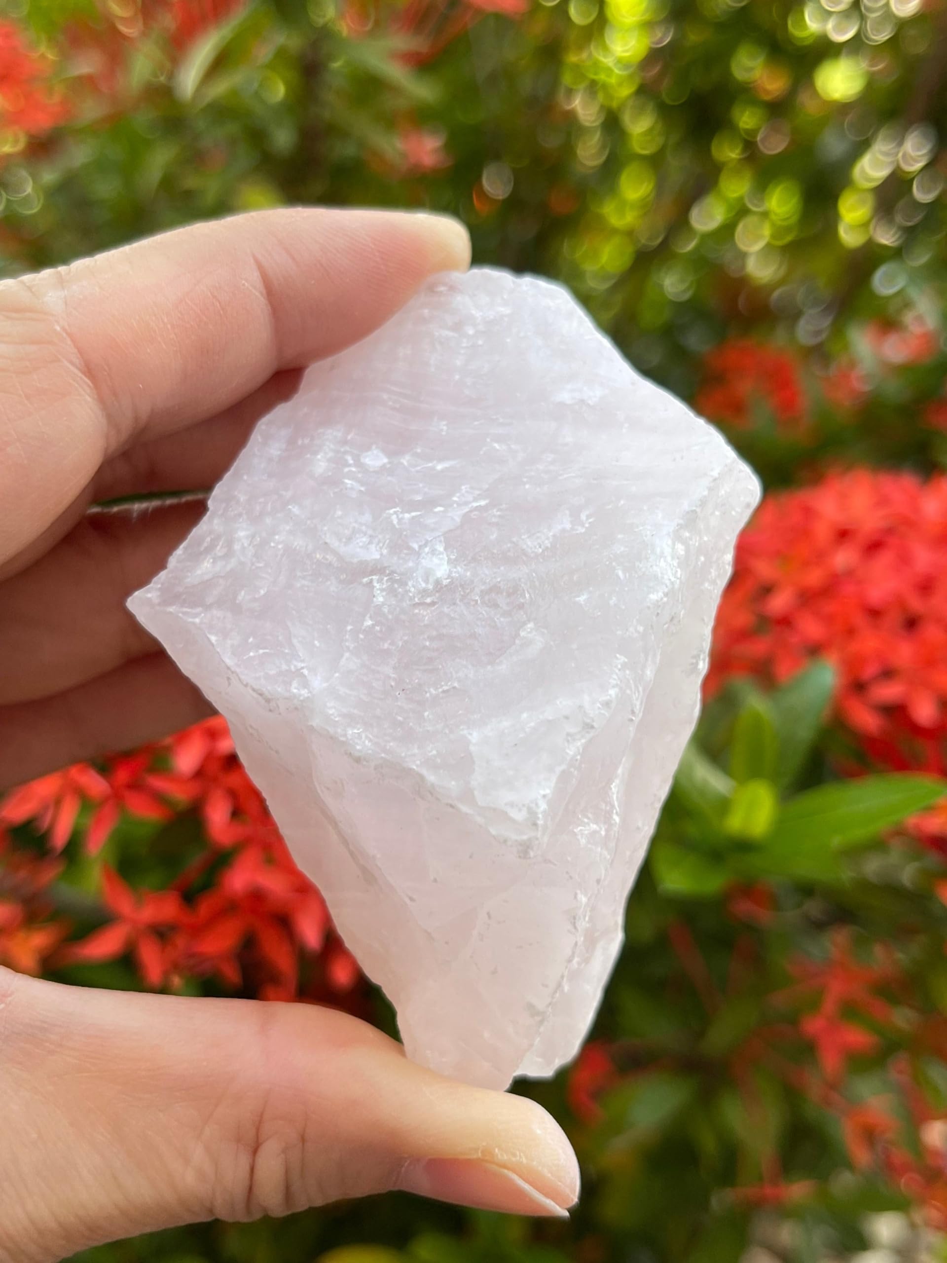GAF TREASURES calcite rose brute, pensée pour les travaux artisanaux et créations personnalisées.