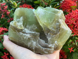 Calcite verte brute GAF Treasures, idéale pour affichage décoratif et méditation