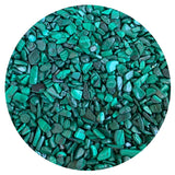 GAF TREASURES copeaux de malachite – pièces naturelles idéales pour décor et artisanat.