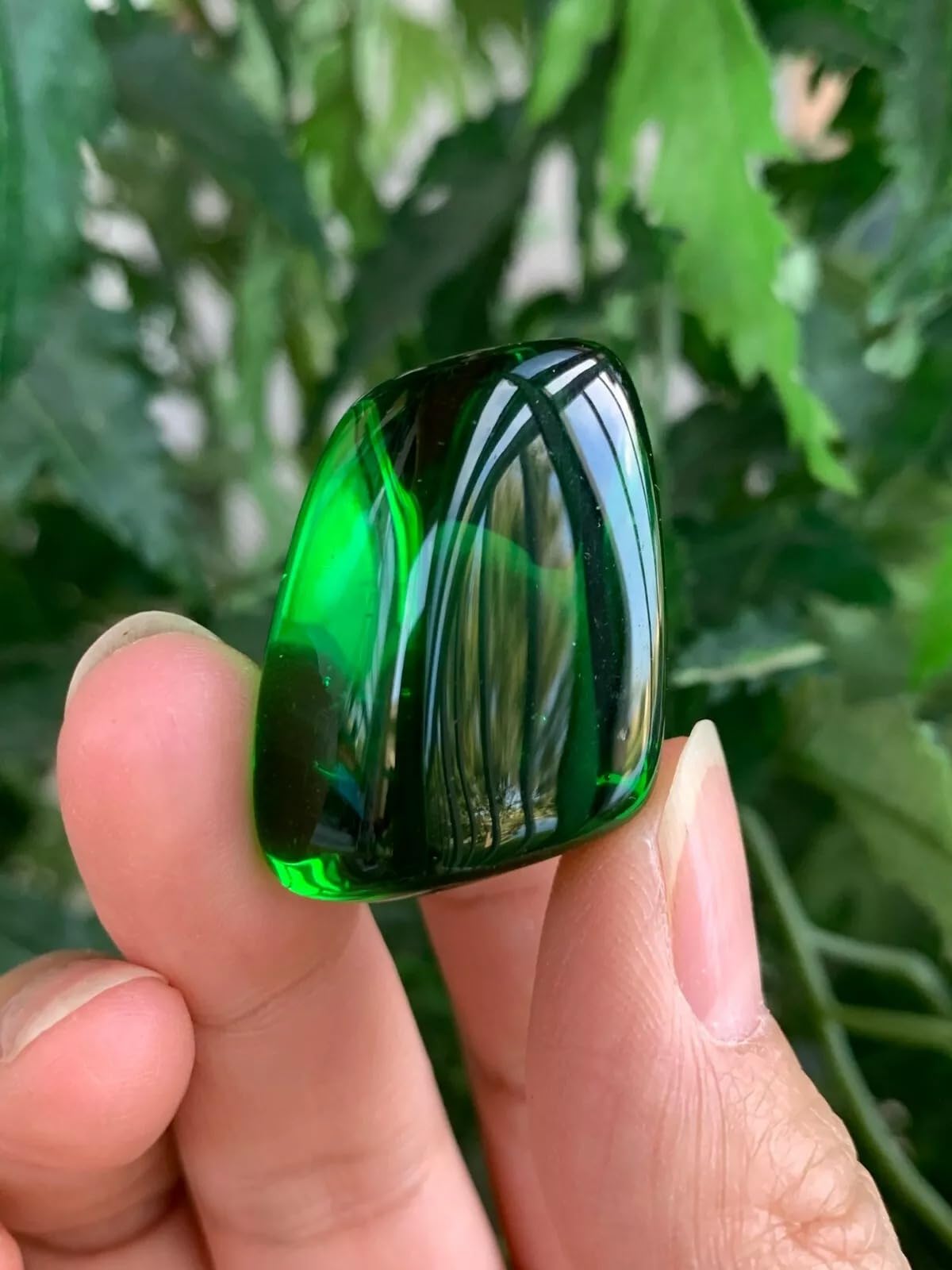 GAF TREASURES obsidienne verte – petites pierres pour paume et tranquillité