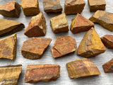 GAF TREASURES œil de tigre brut, idéal pour polissage, cablage et création de bijoux.
