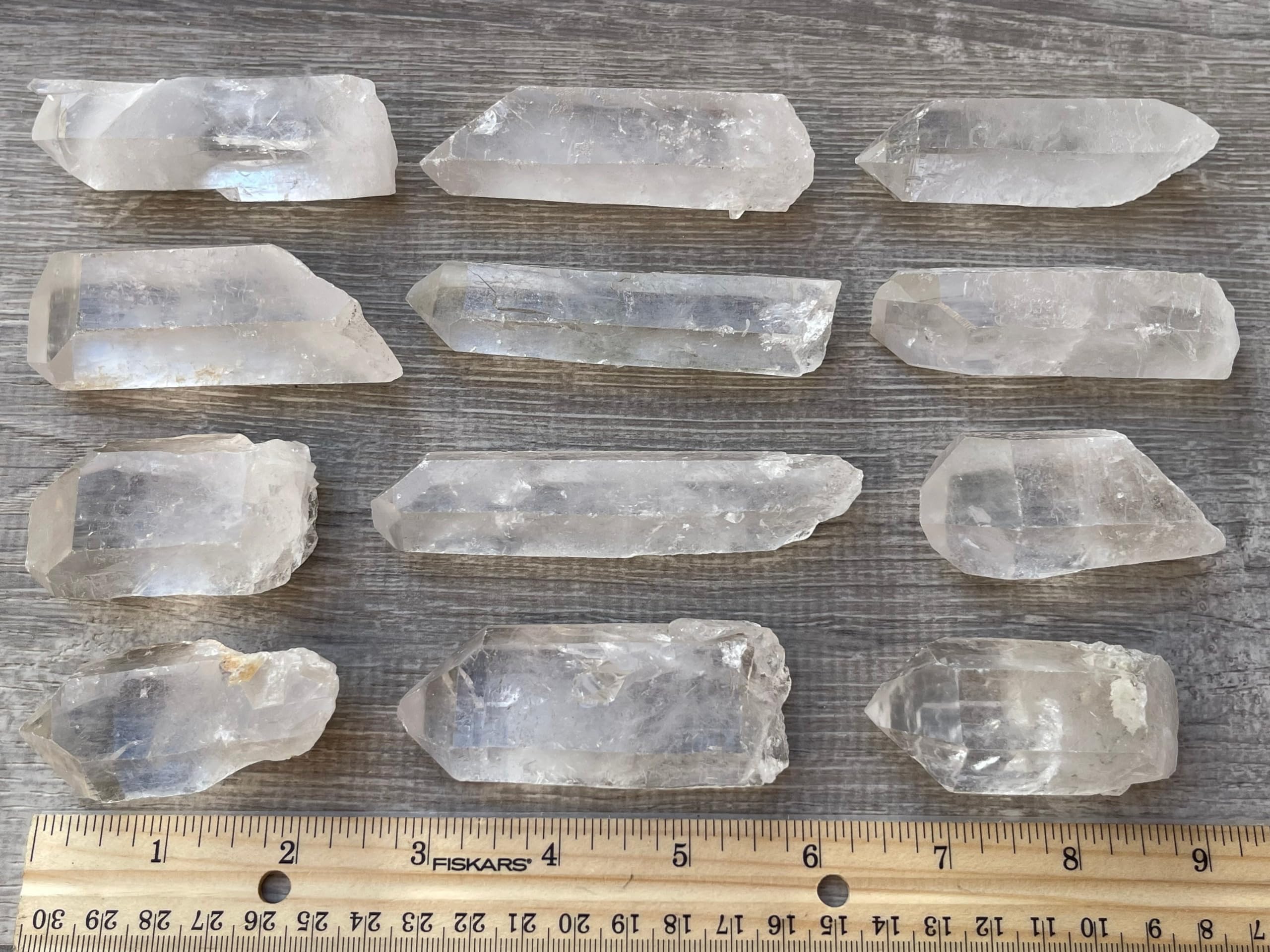 GAF TREASURES pointes de quartz naturelles utiles pour Reiki et méditation