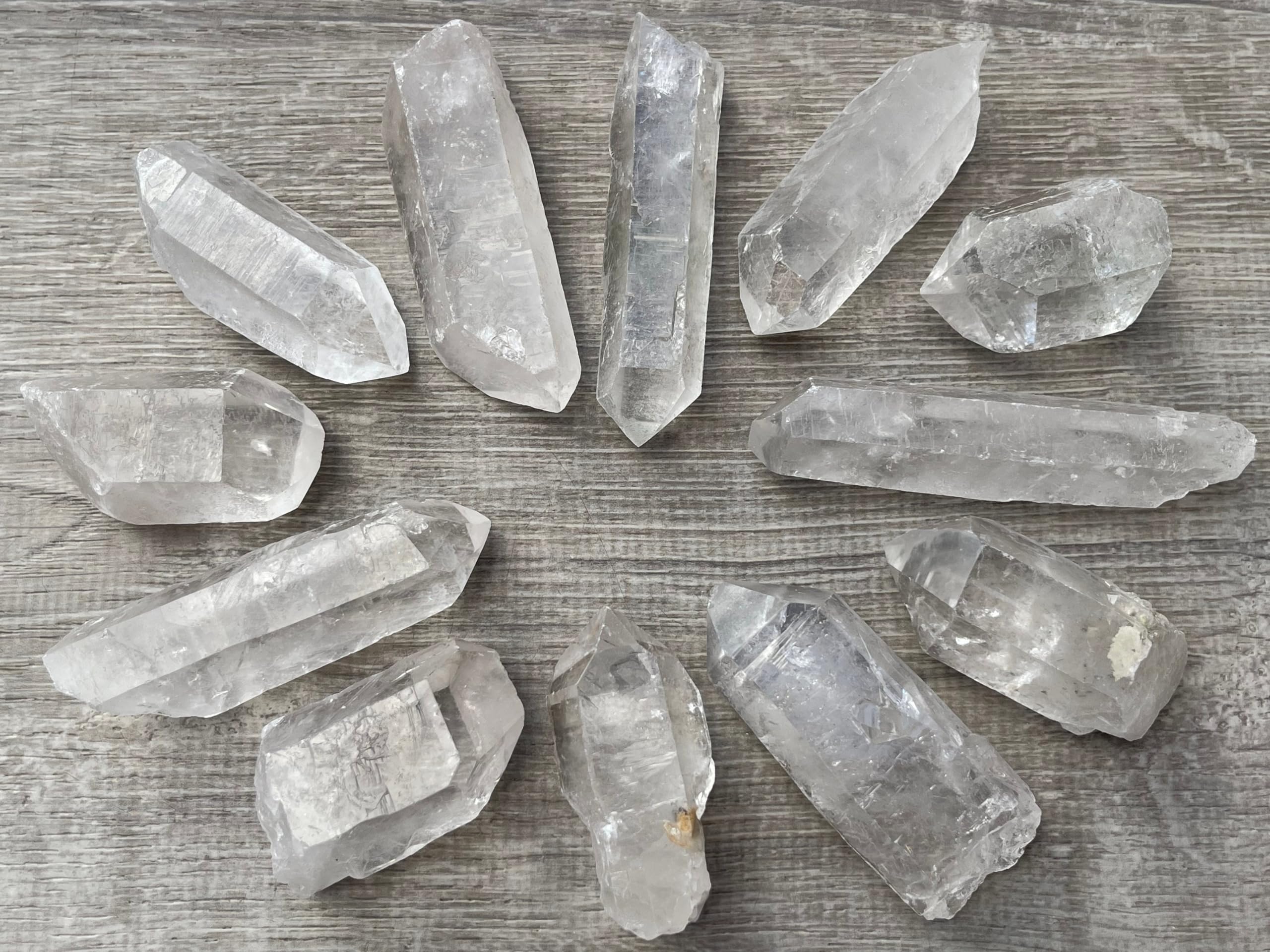 GAF TREASURES cristal clair 2-3 pouces, parfait pour la méditation et le rituel