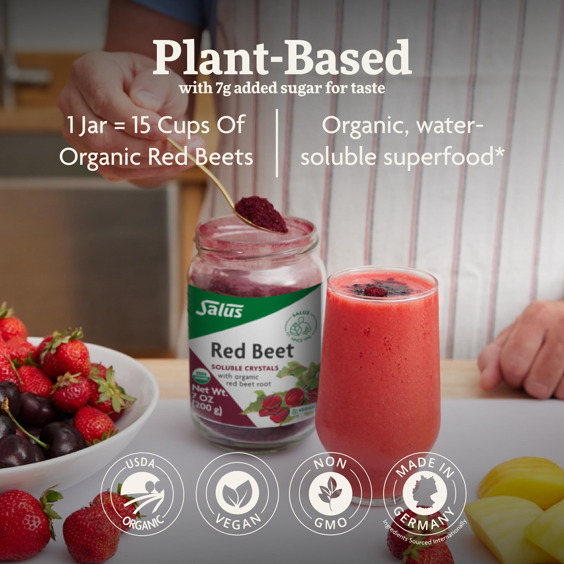 Gaia Floradix utilisation en cuisine et boissons, mélange facile.