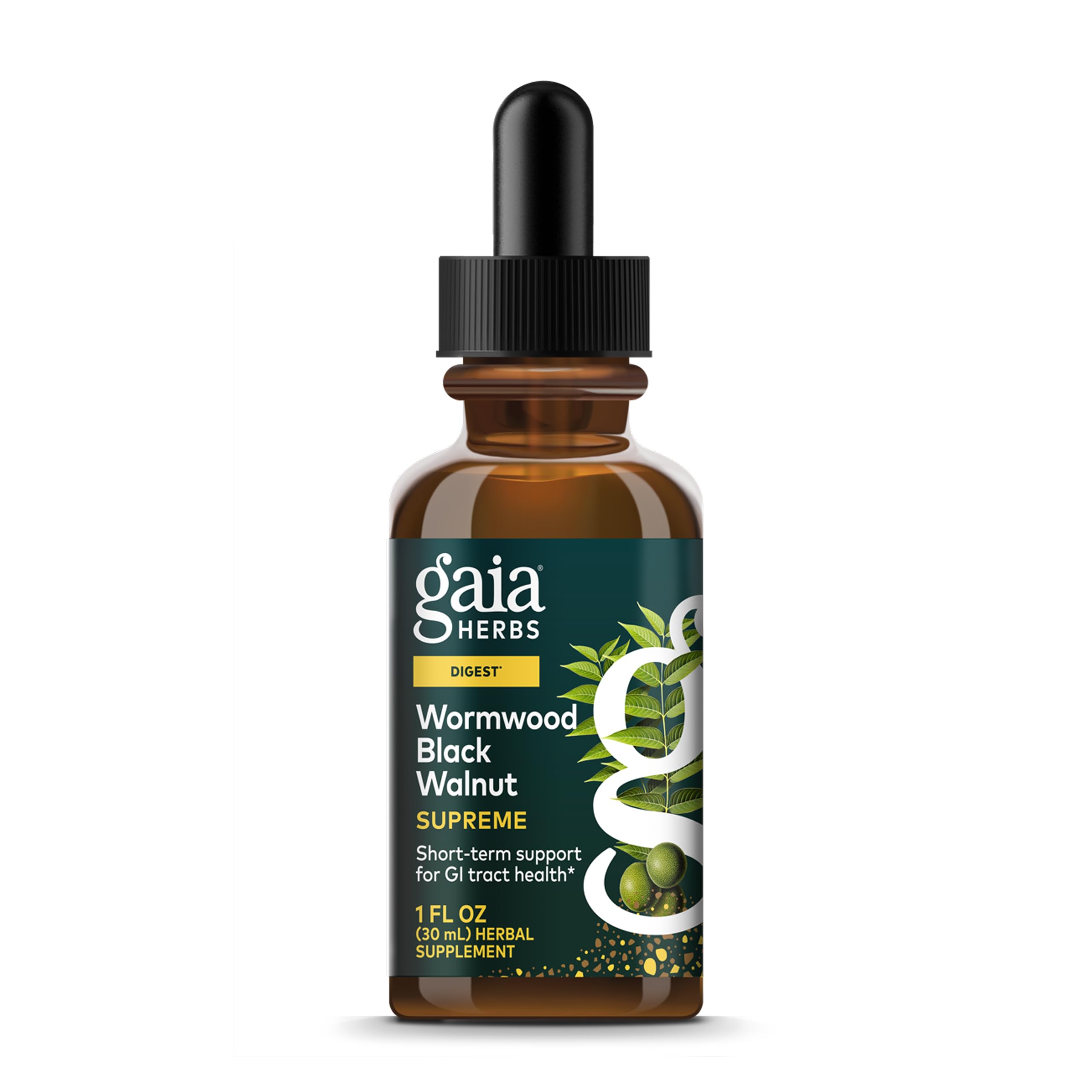 Gaia Herbs Absinthe Noix-Noire Suprême – bouteille 1 oz prête à lemploi