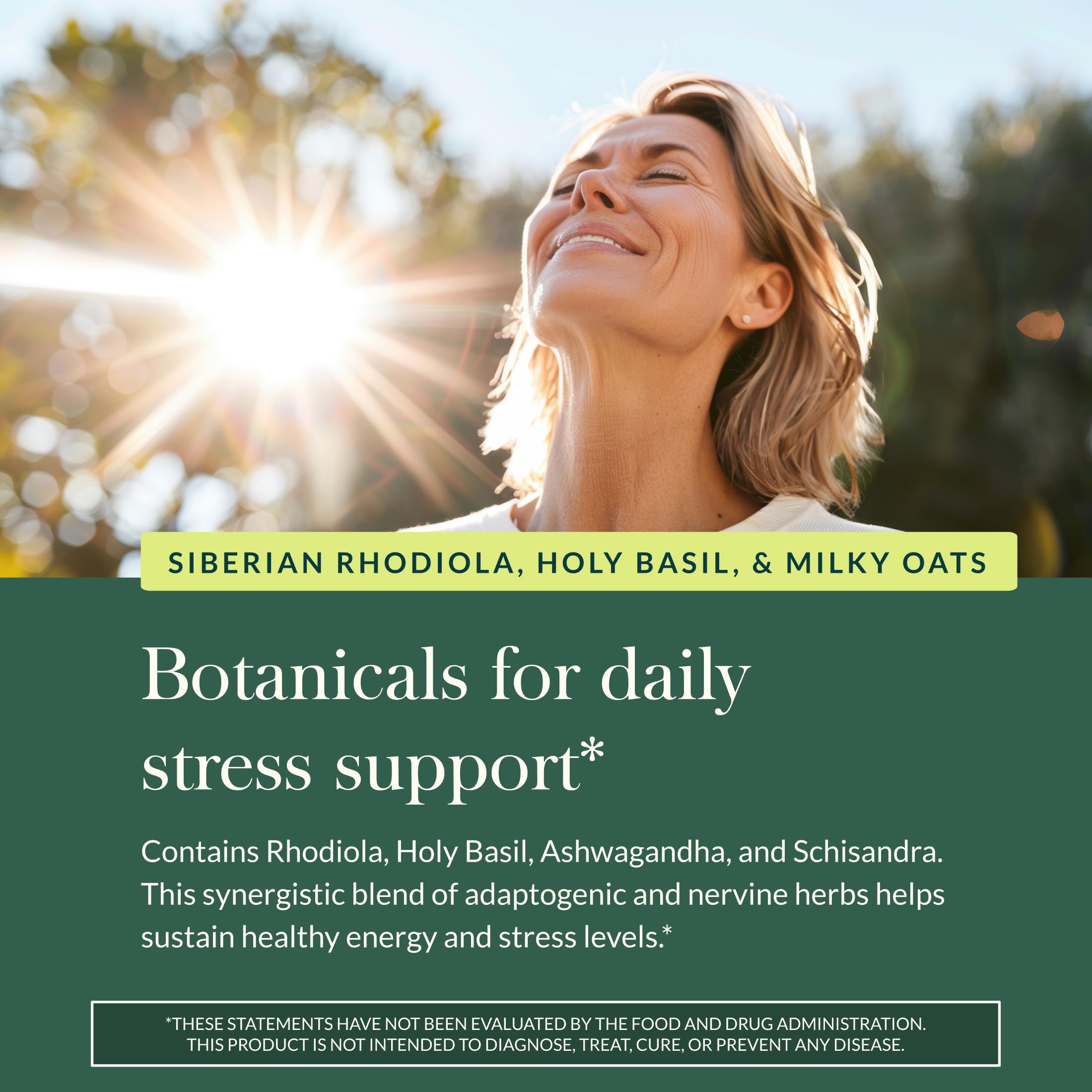 Gaia Herbs Adrenal Health Daily Support - Milky Oats: provenance d'une ferme régénérative certifiée.