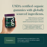 Gaia Herbs Arôme Fruits Gommes Sureau Noir Bio: arôme naturel et goût agréable.