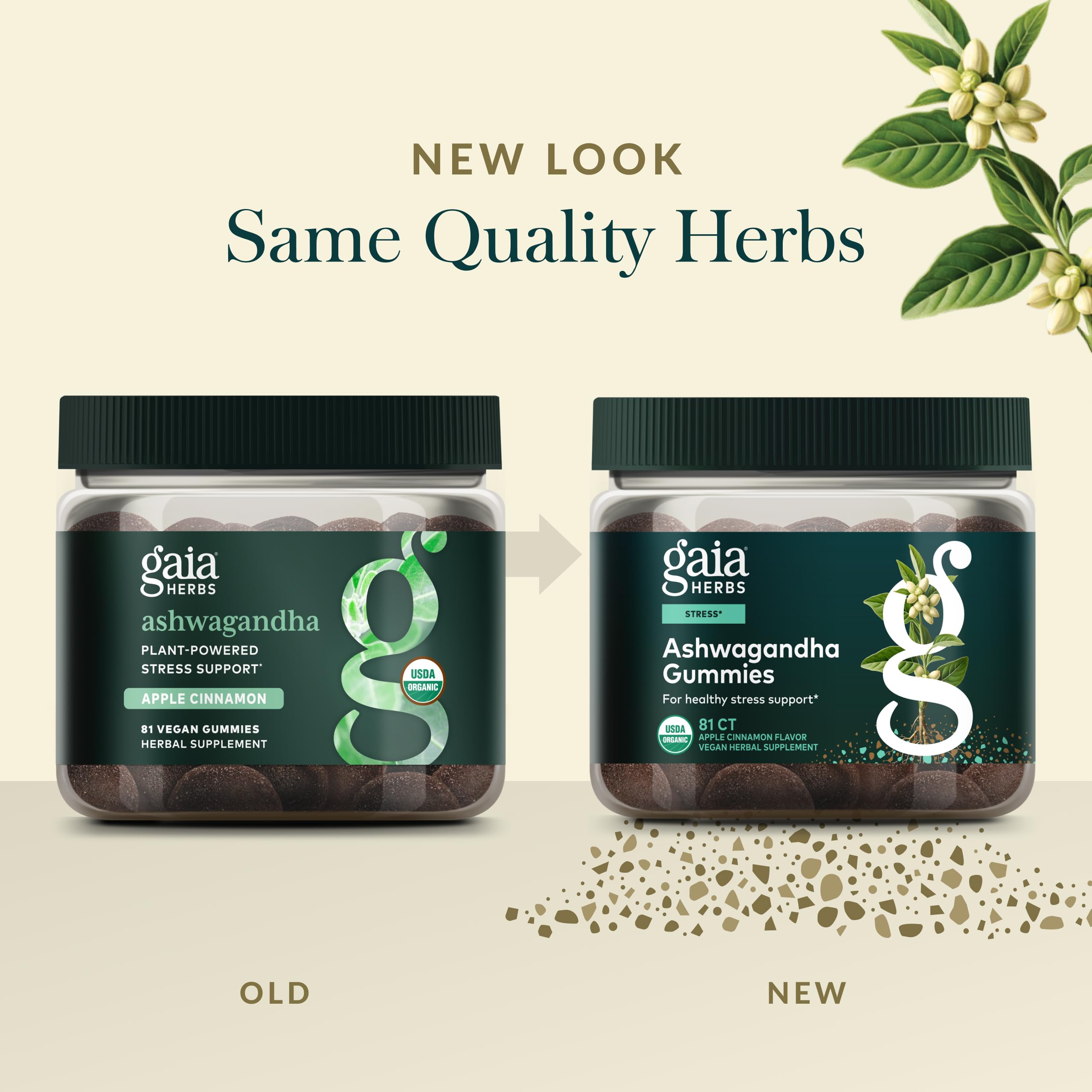 Gaia Herbs Ashwagandha Gummies – Sans gluten: adaptée aux régimes spécifiques.