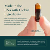 Gaïa Herbs Ashwagandha label-clair : traçabilité et pureté du produit.