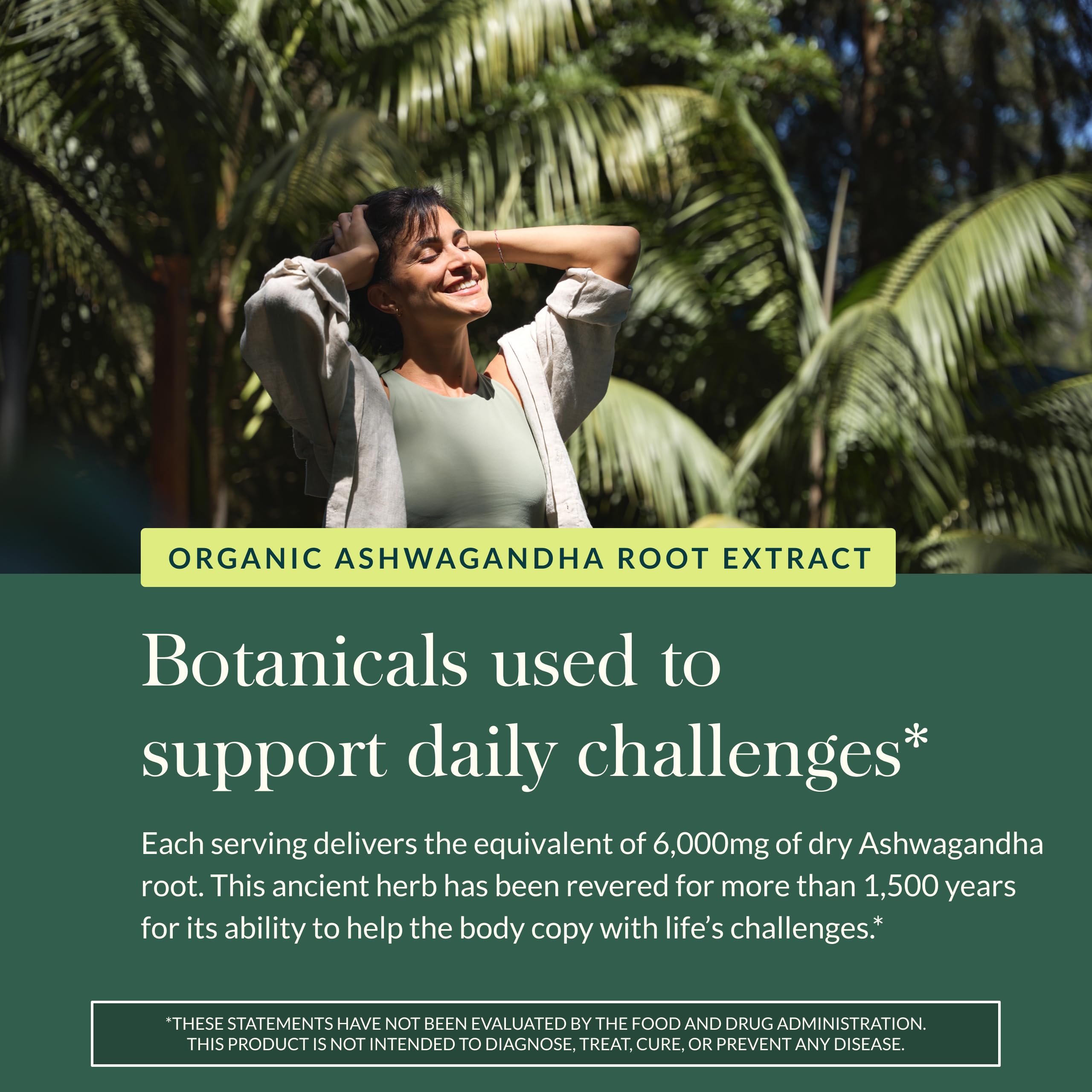 Gaïa Herbs Ashwagandha racine-indienne : soutien adaptatif et routine du soir.