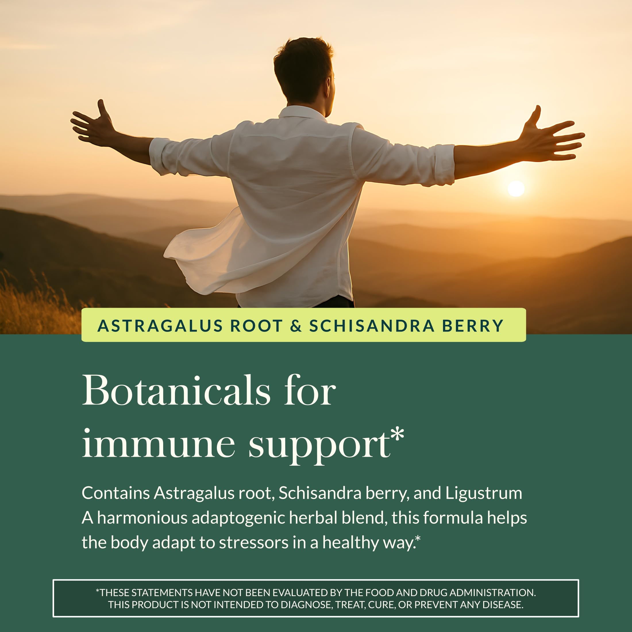 Gaia Herbs Astragalus Supreme emballage de qualité, traçabilité