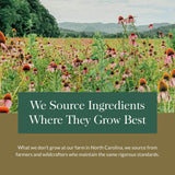 Origen mundial y control de calidad de Gaia Herbs