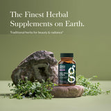 Capsules véganes Gaia avec astaxanthine pour cheveux et peau.