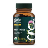 Gaia Herbs Chardon-Marie – bouteille: soutien doux du foie et détox naturelle.