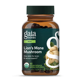 Gaia Herbs Crinière-de-lion - bouteille et soutien cérébral potentiel