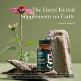 Gaia Herbs close-up of a vegan liquid phyto-cap showing texture and potency