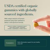 Gaia Herbs Gommes Curcuma Supreme avec vitamine C et poudre, soutien immunitaire.