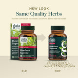 Product label and supplement facts of Gaia Herbs Hawthorn Supreme