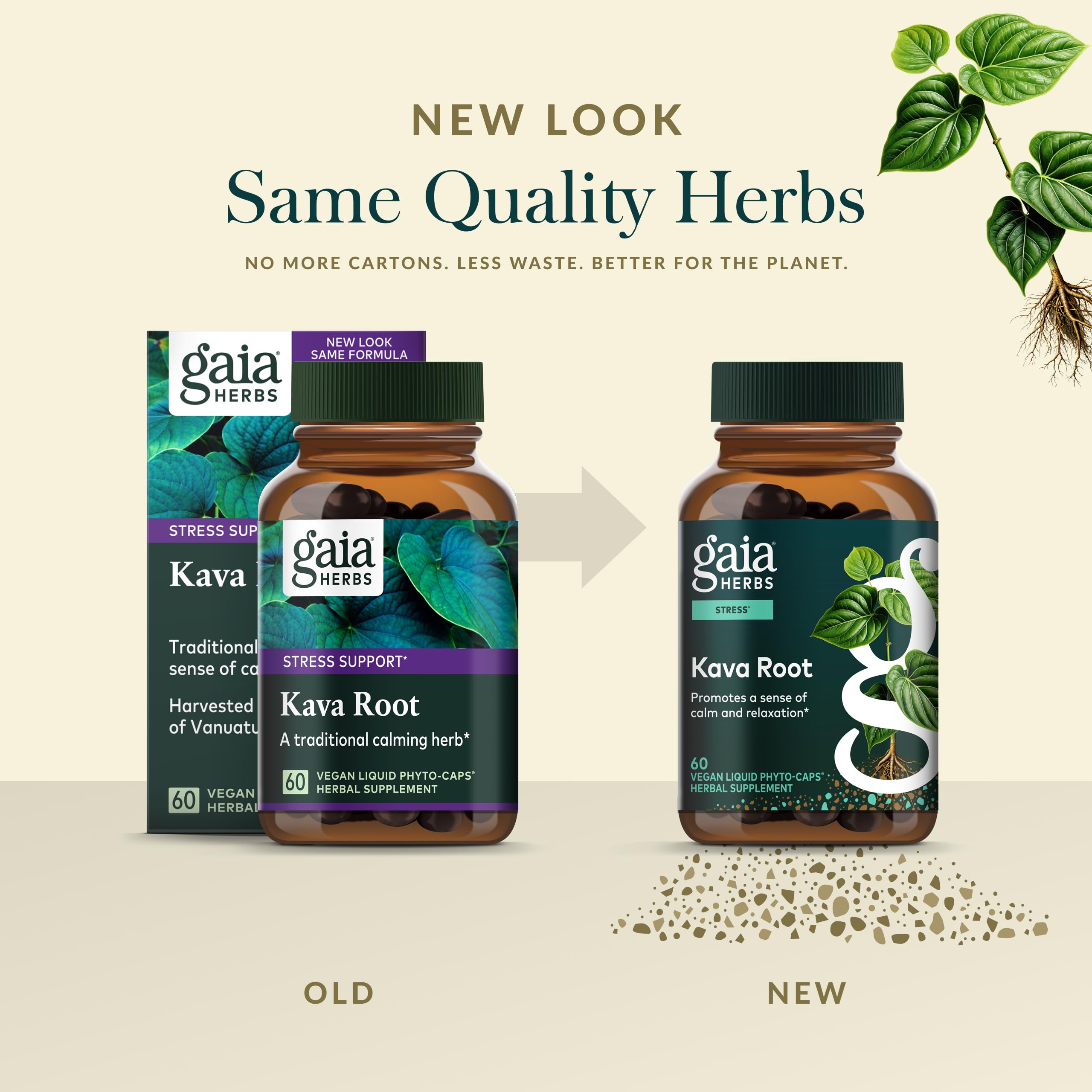 Gaia Herbs Kava qualité traçabilité, culture noble et approvisionnement responsable.