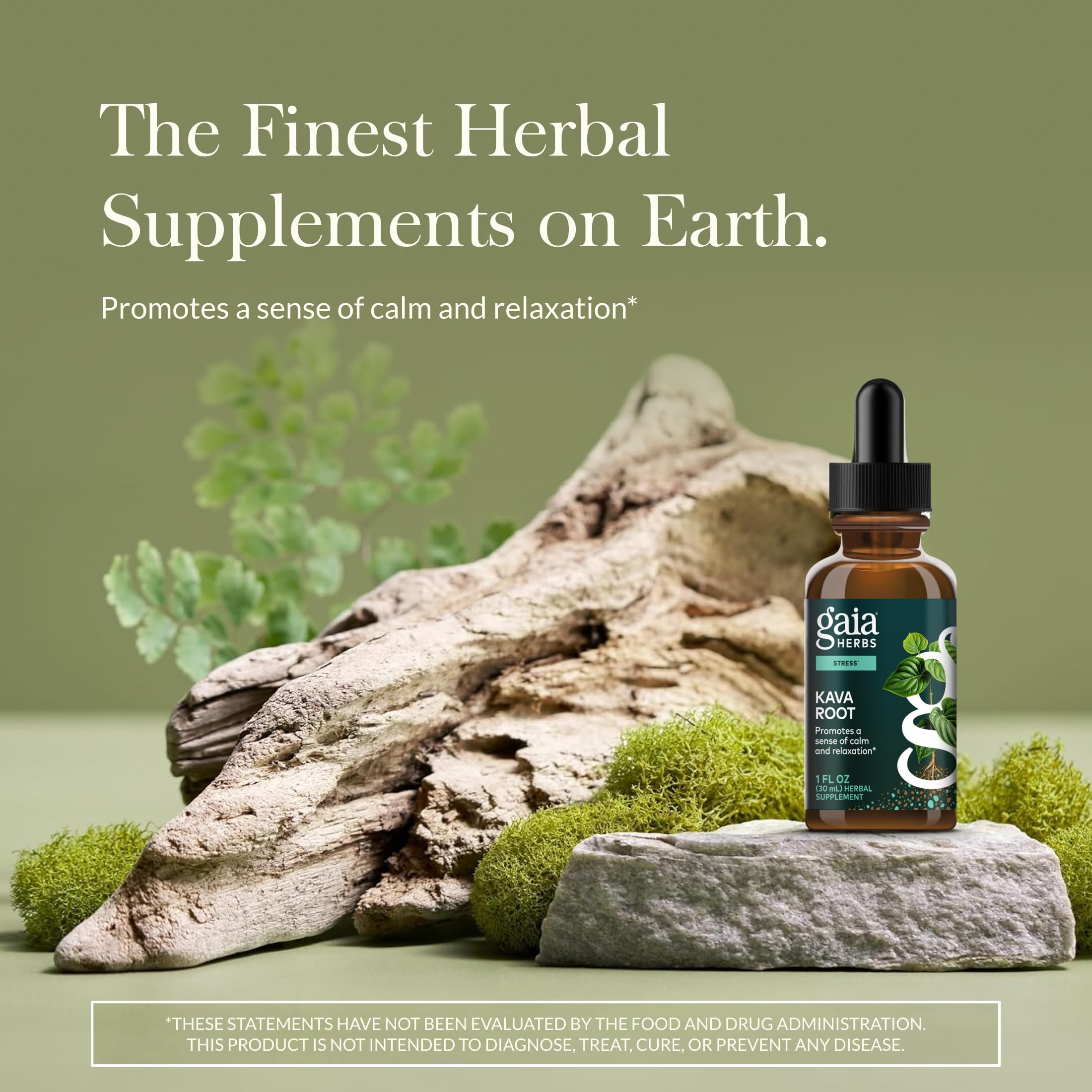 Gaia Herbs Kava Root Extra Strength – etiquette claire pour une routine fiable.