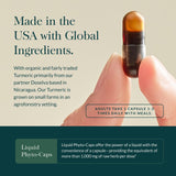 Label detail of Gaia Herbs bottle emphasizing ingredient list and potency