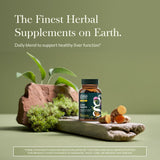 Gaia Herbs Liver Health: gélules liquides véganes, détox naturelle possible.