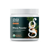Gaia Herbs Maca Poudre, bouteille: énergie naturelle sans caféine pour la journée.